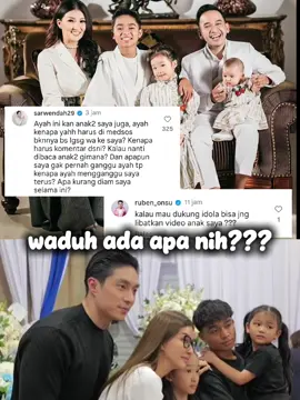ruben dan sarwenda mengomentari sebuah postingan di instagram yang memamerkan kebersamaan sarwendah, gio yang digosipkan kekasih wendah, dan juga anak-anak mereka. ada apa nih? #sarwendah #sergio #sargio #gio #ruben #rubenonsu #family #cerai #couple #foryou #foryoupage #fyp 