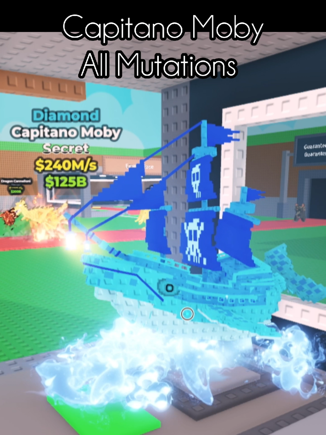NEW CAPITANO MOBY ALL MUTATIONS 😱 #roblox #brainrot #stealabrainrot #robloxedit #capitanomoby 