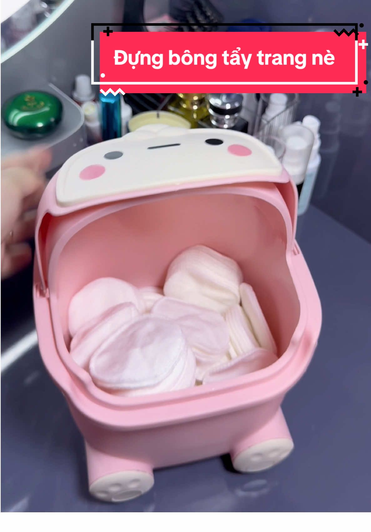 Trả lời @bythaoco 🧸 tui cũng mua về đựng bông tẩy trang nữa nè 🥰 #thungrac #thungracmini #thungracdeban #thungracminideban #decor  @Góc Đồ Hay Ho 🛒🛍️  @Góc Đồ Hay Ho 🛒🛍️  @Góc Đồ Hay Ho 🛒🛍️ 