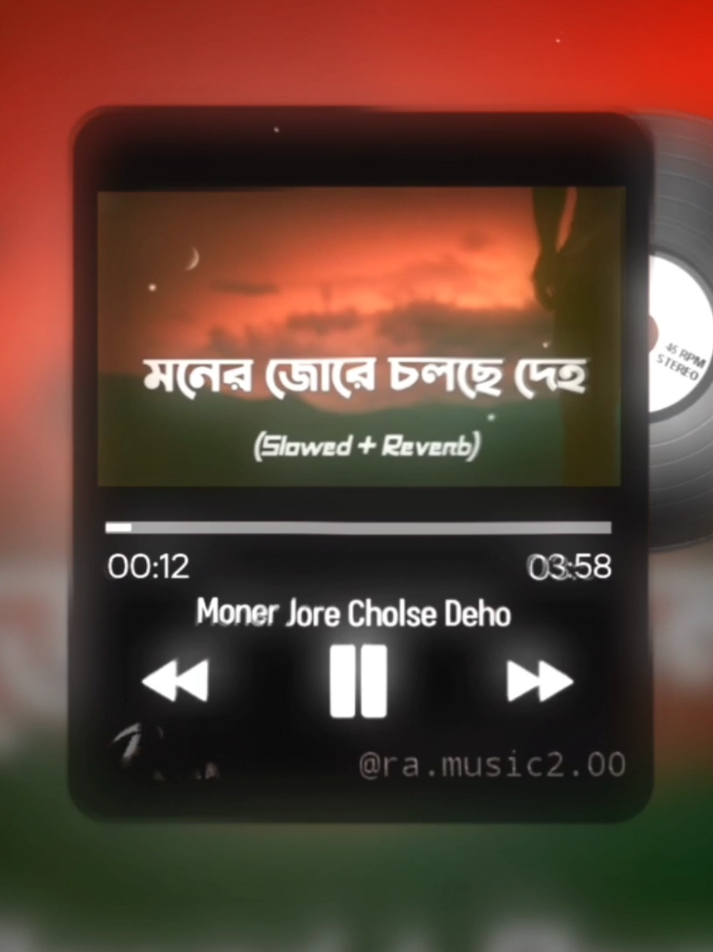 Moner Jore Cholse Deho - Full Song Slowed And Reverb  #চন্দ্রগ্রহণ #মনেরজোরে_চলছেদেহ😒☹ #chandrogohon #fullsong #ra_music2_00 