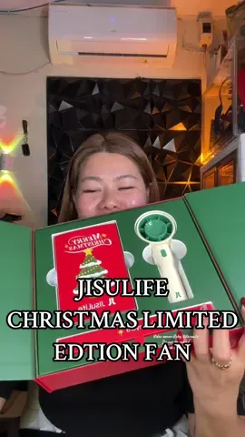 Jisulife Christmas Limited edition Fan #jisulife #handheldfan #limitededition #christmasgiftideas #unboxing 