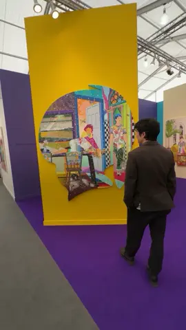 Tomokazu Matsuyama (@tomokazumatsuyama) is a Japanese artist whose work bridges Eastern and Western aesthetics, drawing from his experience growing up between Japan and America. His art combines diverse influences ranging from Edo-era Japanese art to classical European painting and contemporary pop culture, creating a unique style that challenges cultural boundaries and explores questions of identity in our globalized world. His work is presented by @alminerech at Booth E11 at Frieze LA. #FriezeLA #TomokazuMatsuyama #art #artist