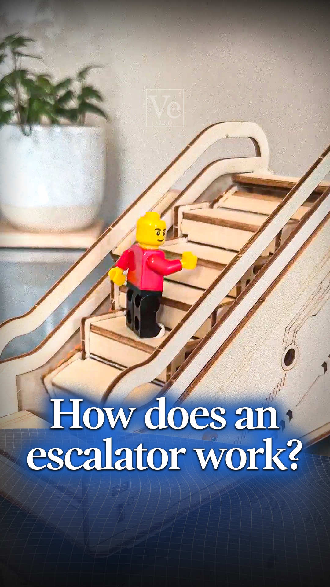 How does an escalator work?