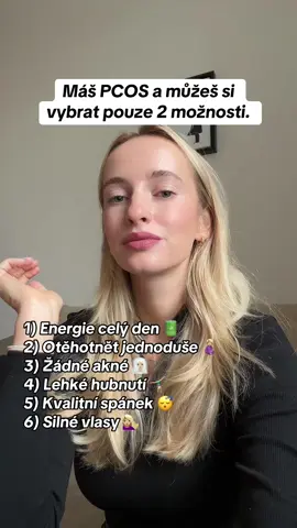 Já chci všechno 😂 Hlavně 3 a 4 ale bez 5 nejde nic. Achjooo 😂 Co vy? #hormonalninerovnovaha #pcos #akne 