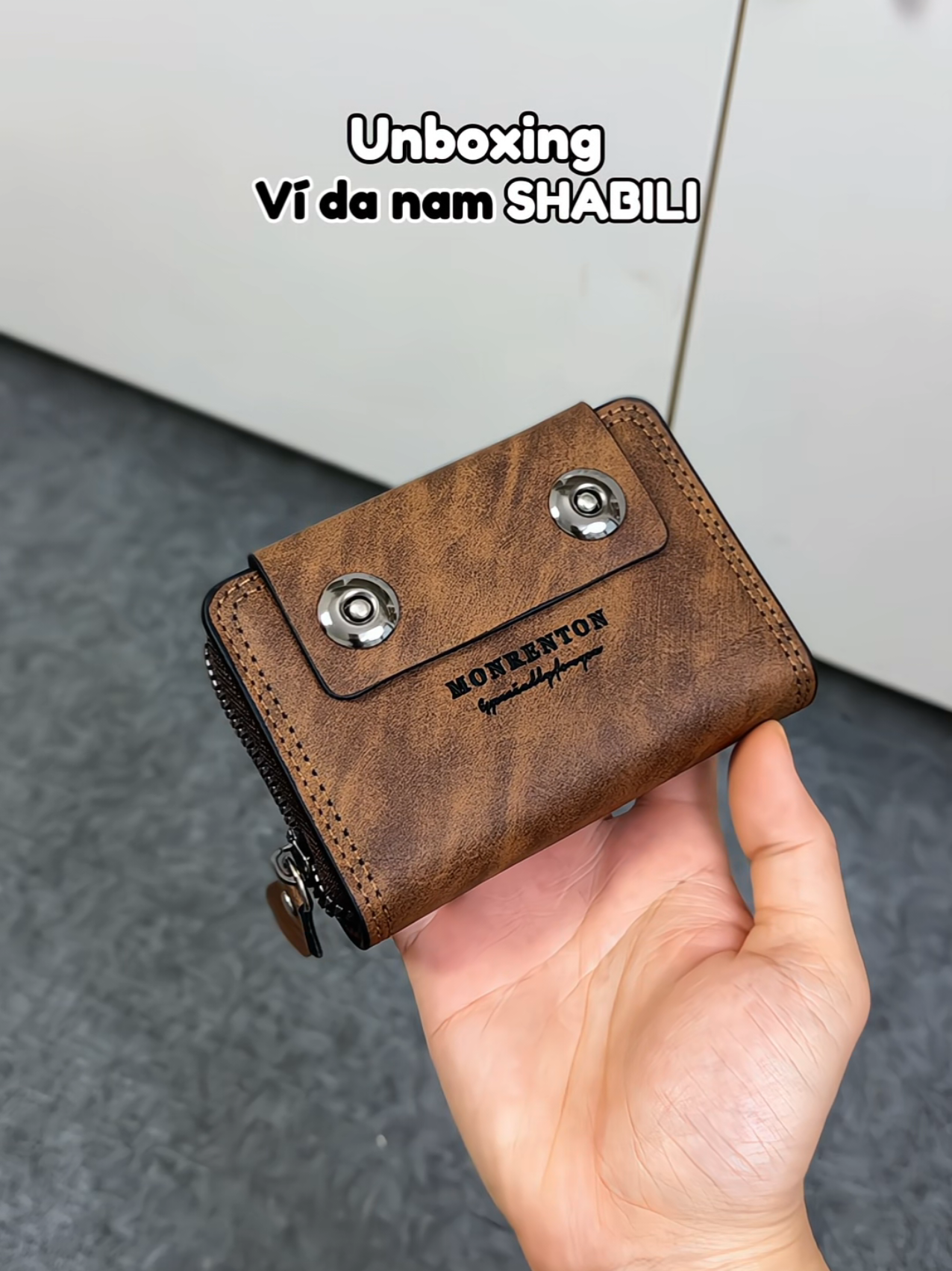 Ví da nam vừa tiện lợi vừa đựng được thoải mái nhiều thẻ, giấy tờ cho anh em #unboxing #review #vida #vidanam 