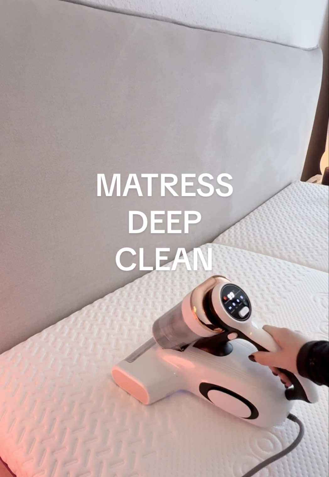 Anzeige/ Ad | I thought my matress was clean until I saw how many dust mites where pulled out with my new @JIGOO matress vacuum cleaner!😲  #CleanTok #cleaningmotivation #cleaningtools #cleaninghacks #cleanwithme 
