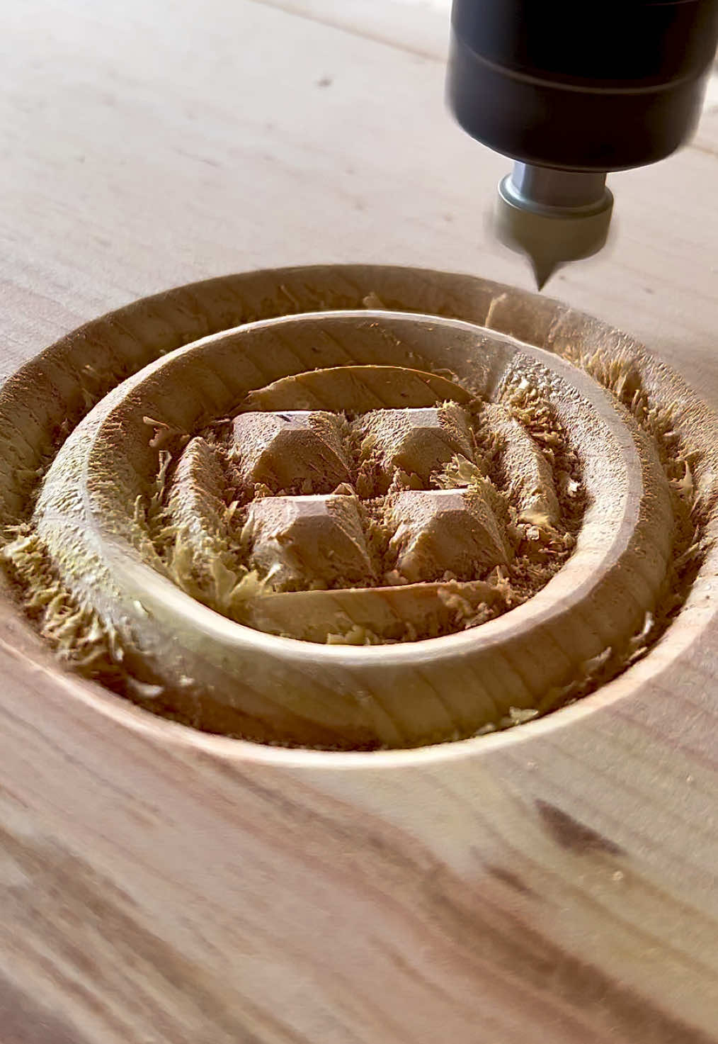 CNC Router Satisfaction | Watch This Perfect Wood Carving Transformation 😍🪵 #ASMR #Relaxing #Satisfying #OddlySatisfying#foruyou 