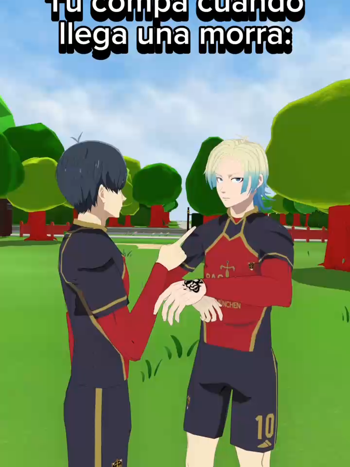 Siempre uno igual JAJAJA #bluelock #isagiyoichi #kaiser #kaisermichael #ness #alexisness #parodia #amigos #futbol⚽️