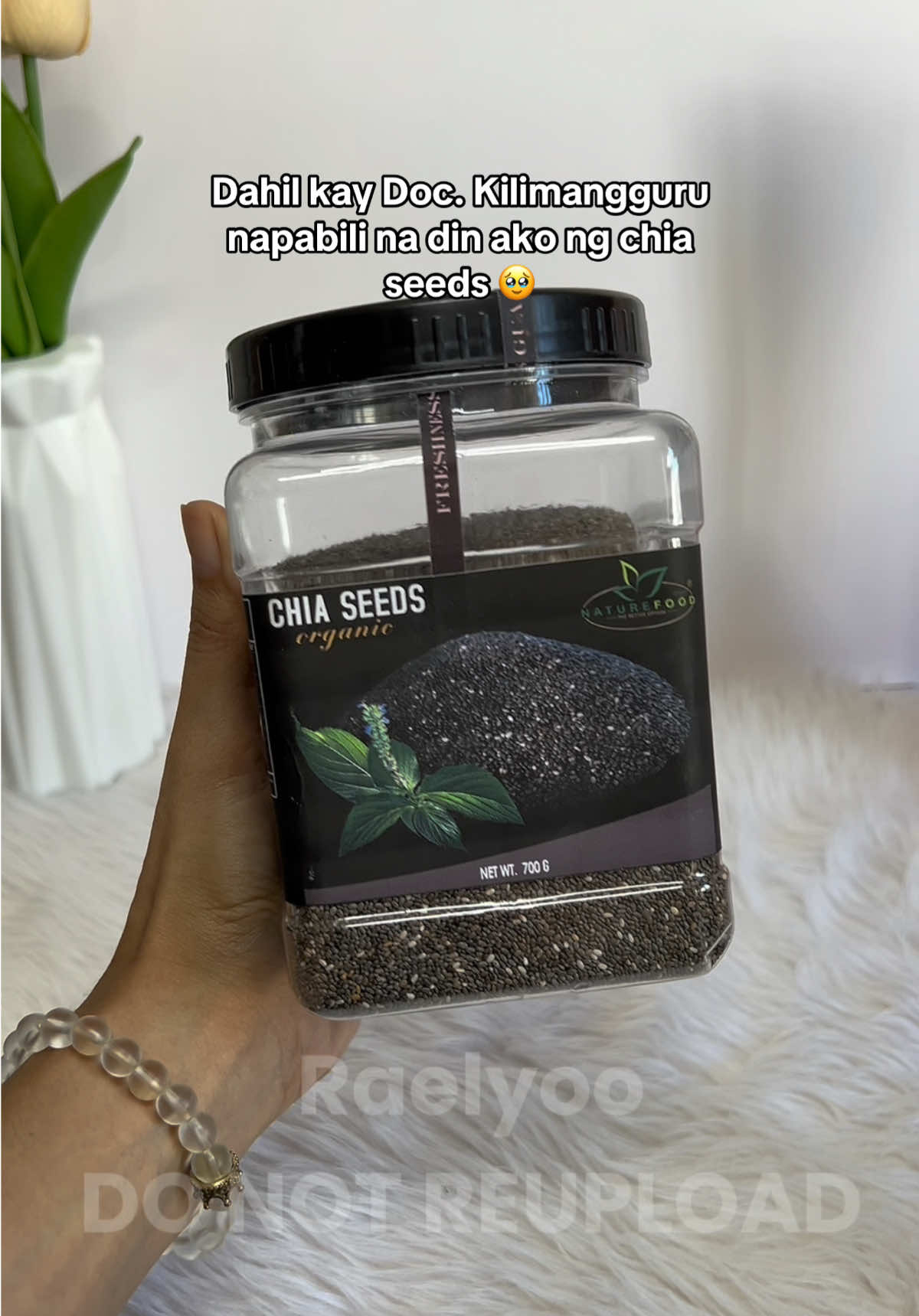 Organic Chia Seeds 😍 Ang sarap nito ilagay sa oatmeal at sobrang healthy pa. #chiaseed #healthyfood #food #snack #Foodie 