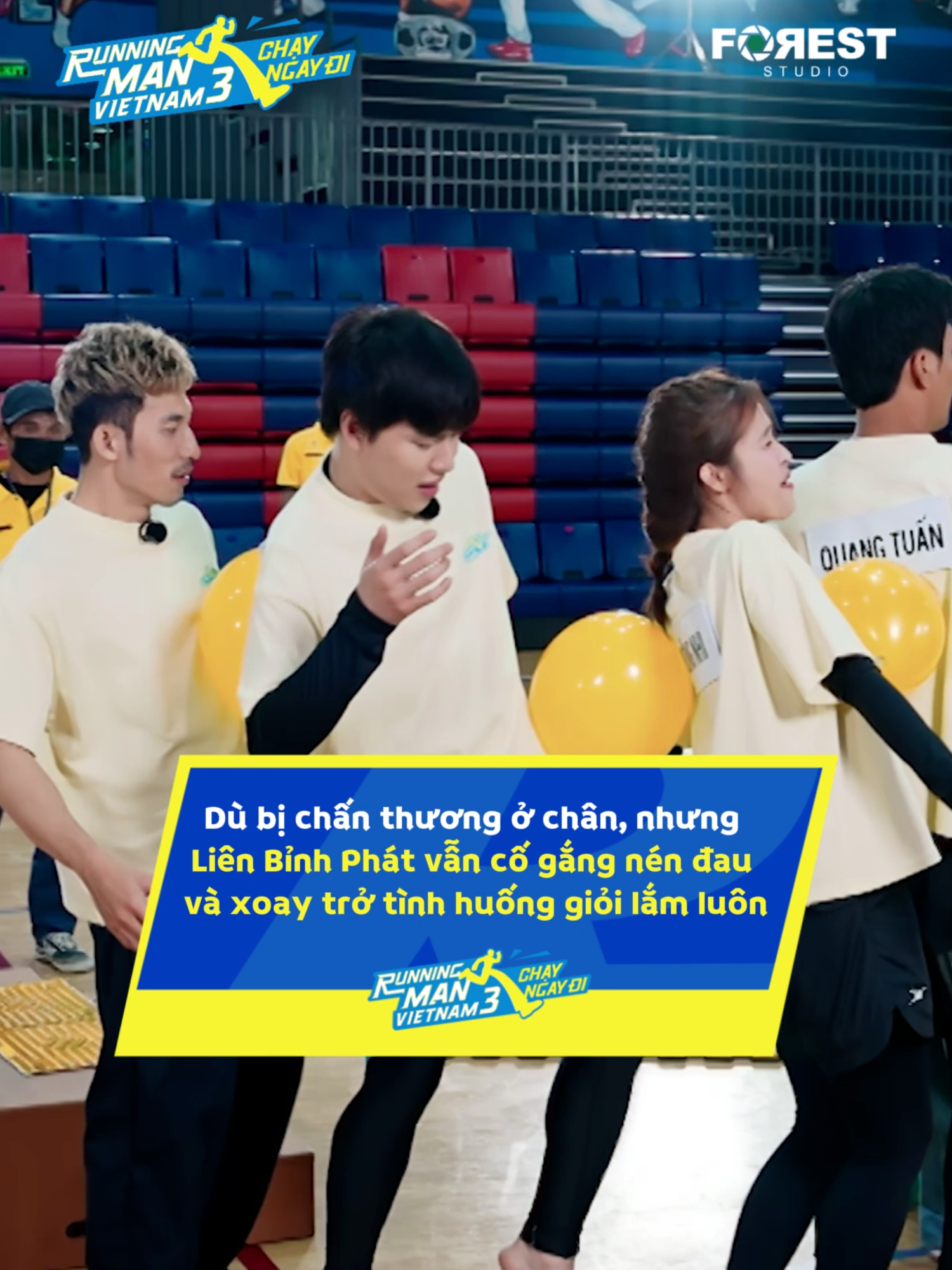 Đụng tới dây chằng là đau lắm luôn, thương @lienbinhphat ghê, vẫn hết mình lắm ạ --- 📷 Tập 5 Running Man Vietnam mùa 3 - CHẠY NGAY ĐI đang có trên hệ thống kênh FOREST STUDIO. Ⓒ Running Man Vietnam Season 3 - Bản quyền thuộc Forest Studio. #RunningManVietnam #RunningManVietnamSeason3 #chayngaydi #ForestStudio #TranThanh #NinhDuongLanNgoc #LienBinhPhat #quangtuan #anhtuatus #QuangTrung #quanap #LeNhan #DongNhi #DieuNhi #AnhVien #HauHoang #Cầm #chinsu #tuongotchinsu #vanmonngonbungvi #bunglenvantiecvui #NuocmamcacomNamNgu #NuocmamNamNgu #CoNamNguthemhanhphuc #DownyVietnam #THOMMMMM #DookkiVietnam