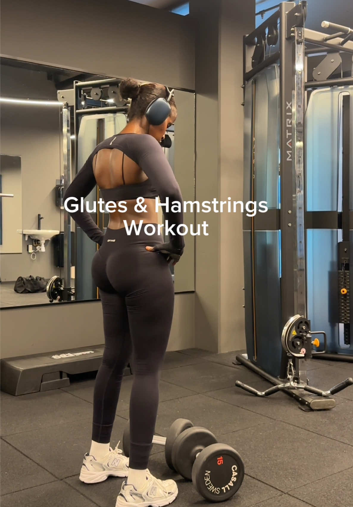 Part 2 | Glutes & hamstrings workout ✨ Save for your next workout babes🤍 wearing sets from @DFYNE #glutesworkout #gymgirl #GymTok #workoutplan #gymmotivation  