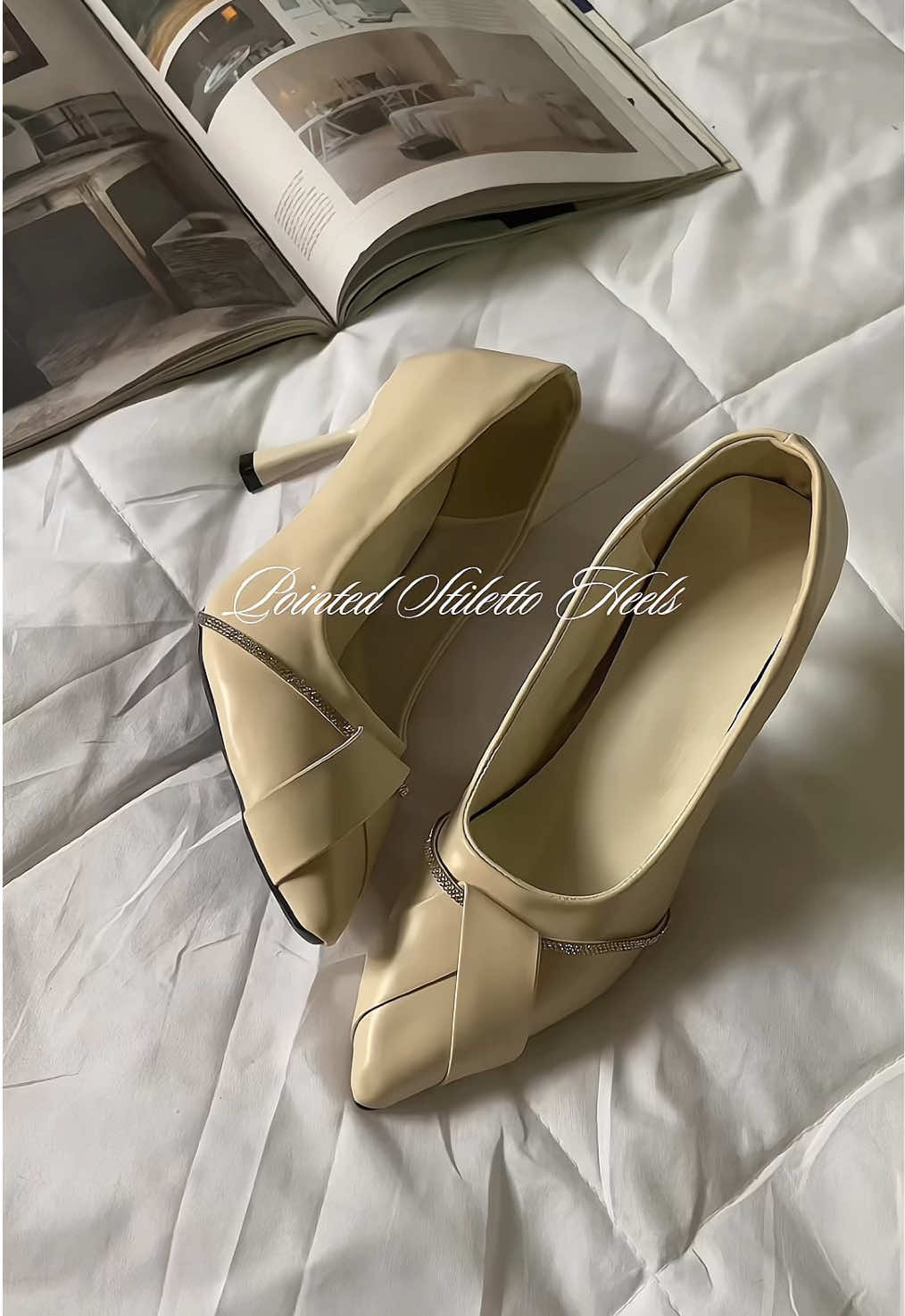 Step into elegance with these pointed stiletto heels that redefine classy style. Perfect for weddings or special nights, they blend sophistication with comfort. Turn every step into a confident statement of grace and glamour #stilettoheels #highheels #classyheels #elegantheels #fashionheels 