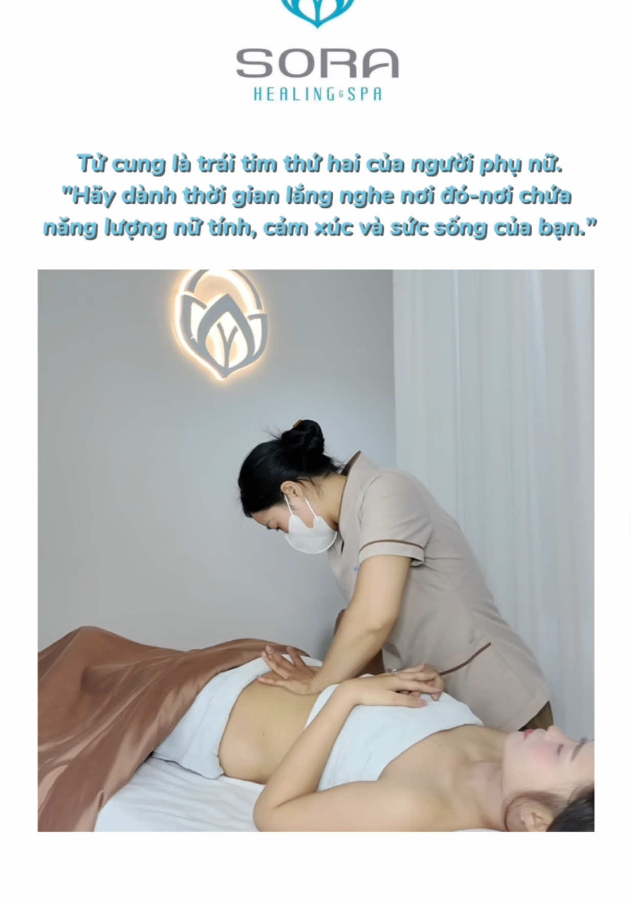 🤍🩵Hãy để @Sora Healing & Spa đồng hành chăm sóc bản thân bạn #sorahealingandspa #massagethugian #truczzii 