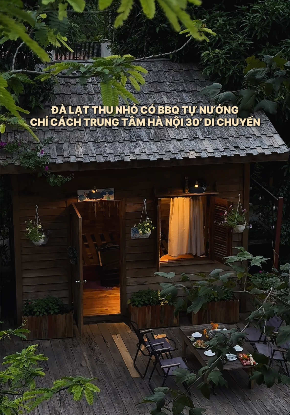 Đà Lạt thu nhỏ có BBQ tự nướng chỉ cách trung tâm Hà Nội 30’ di chuyển 🍃  #bluevalleysocson #nuongbbq #xuhuong #camping #bluevalleycafebistro 