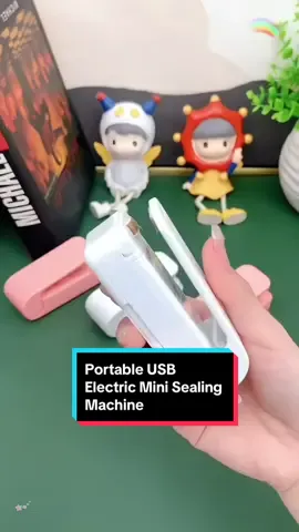 Portable USB Electric Mini Sealing Machine#Heat Bag Sealer#fyp#tiktokshop#foryou