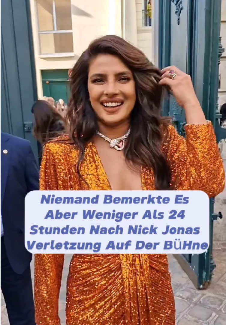 Niemand bemerkte es,nur 24 Stunden nach Nick Jonas’ Bühnenunfall traf seine Frau drei mutige Entscheidungen. #fyp #foryou #celebrity #nickjonas #priyankachopra