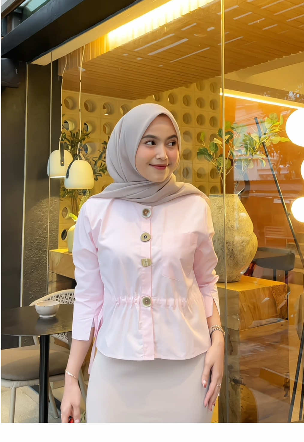 blouse pink super cantik warnanya lucu semua 🫶