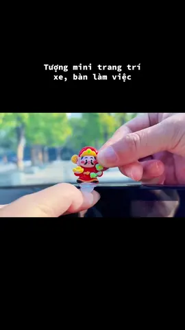 Bộ tượng mini dễ thương tranh trí xe ô tô, máy tính, hay bàn làm việc rất đẹp và ý nghĩa 😚 #review #viral #trending 