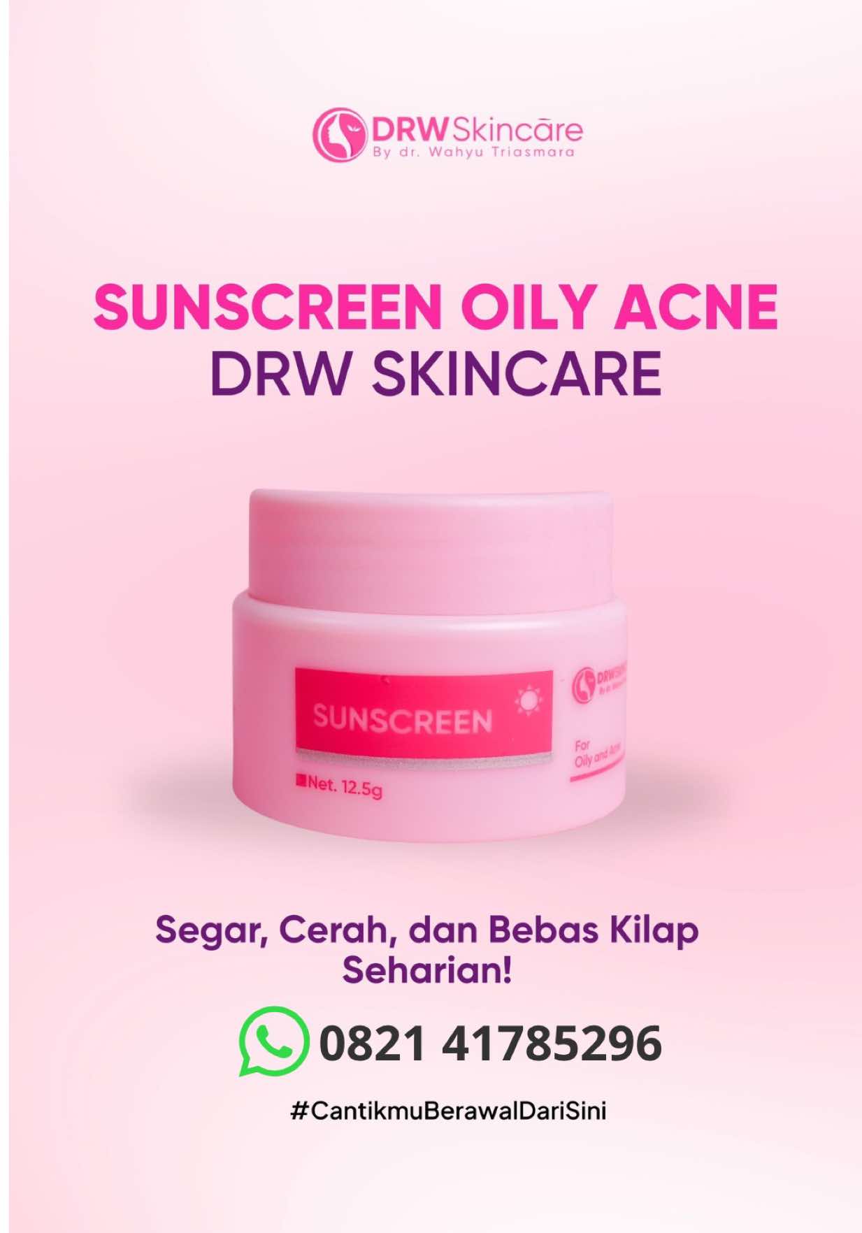 SUNSCREEN OILY ACNE DRWskincare  Perlindungan & perawatan lengkap untuk kulit berminyak dan berjerawat!  Diperkaya Niacinamide, Panthenol, dan Vitamin E yang membantu mengontrol minyak, melembapkan, serta melindungi dari sinar UV. Kulit tetap segar, cerah, dan bebas kilap seharian! 💖 #DRWSkincare #SunscreenOilyAcne #GlowingTanpaKilap #suncreenacne #drwskincareproduct 