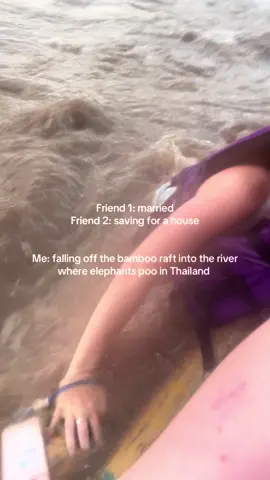 My life flashed before my eyes 😭😭🤣🤣🤣🤣🤣 if you want to go bamboo rafting in chiang mai be prepared #thailand #traveltiktok #thailandtiktok #travel #backpacking 