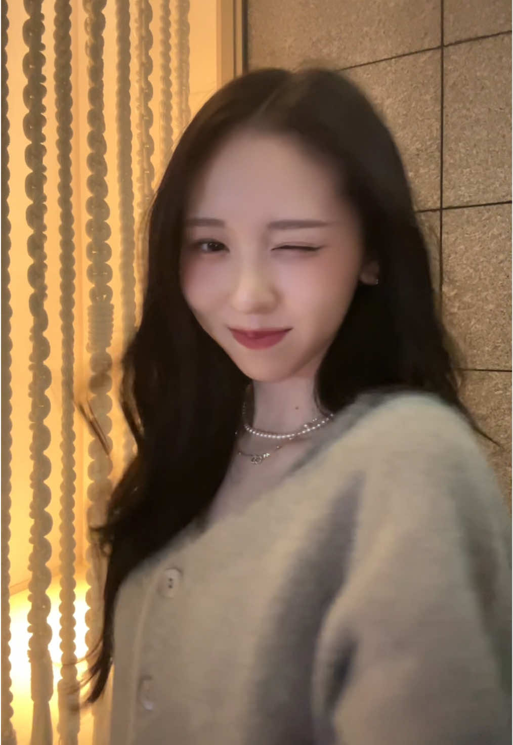 夜は寒いね。私が温めます☃️🩶(冷え症))tops→⁡DEICY　skirt→Chico#06 