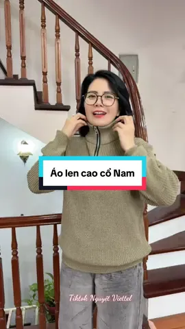Áo Len cao cổ Nam nữ #nguyetviettel #tiktokshop #xuhuong #aolennam #thoitrangnam 