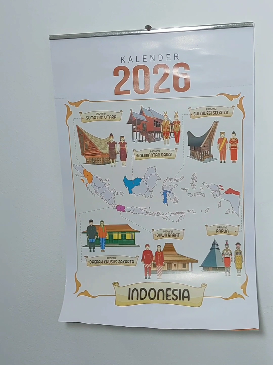 Haha hihi tiba tiba udah harus beli kalender 2026. #kalender2026 #kalender #kalenderdinding #kalendermurah 