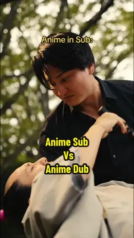 Anime Sub vs Dub😭 #anime @SATOYU(^↓^)OHIOBOSS @Gockey SAMURAI  