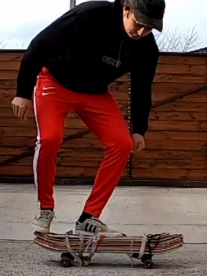 7 decks impossible! #virtuoso #badminton #skatelife #Skateboarding #metroskateboarding #berrics #slowmo #flatgroundtricks #thrashermagazine