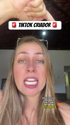 🚨 Escreva Tiktok Criador pra viralizar aqui no tiktok. -Como viralizar aqui no TikTok #tiktokcriador #criadordeconteudo #crescernotiktok #dicasdetiktok #viraliza 