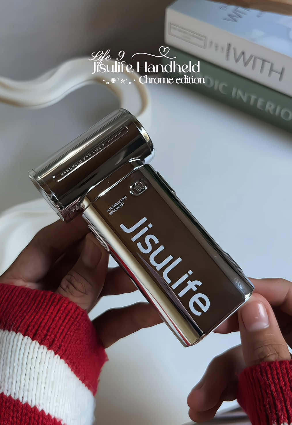 unboxing Jisulife Life9 chrome special edition - quality mini fan! 💨🌬️🥶  #jisulife #jisulifelife9 #minifan #jisulifechromespecialedition #turbofan 