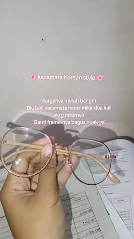gampang bosen sama frame kacamata? beli ini deh murah bgt, mau ganti sebulan sekali ttp Oke😉 #kacamata #zxycba #masukberanda 