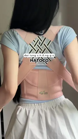 Vừa hỗ trợ ch.ố.ng gù lưng, vừa hỗ trợ đẹp dáng nè mấy bà #daichonggulung #hatoco #caithiendang #xuhuong #reviewlamdep 