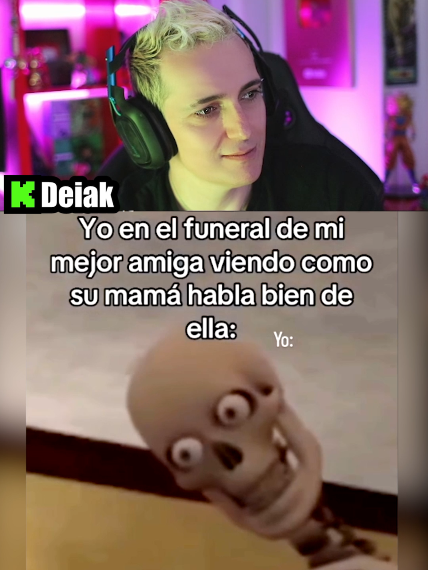 Yo en el funeral de mi amiga...🤣Kick:Deiak @deiakakaka #amiga #humor #mama #parodia