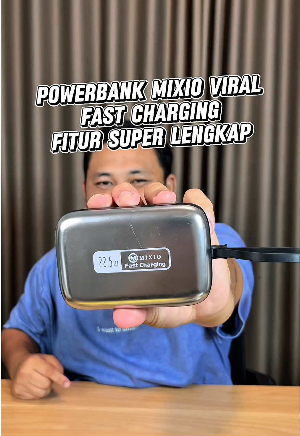 Membalas @niko_prastyo bener bgt kak makasih ya testimoninya😁 #powerbank #powerbankmini #fastcharging #mixio #powerbankviral 