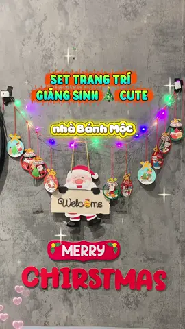 🎄Set trang trí giáng sinh nhà Bánh Mộc hoàn toàn từ gỗ thiên nhiên#setnoel #trangtrigiangsinh #giangsinh #noel #trending 