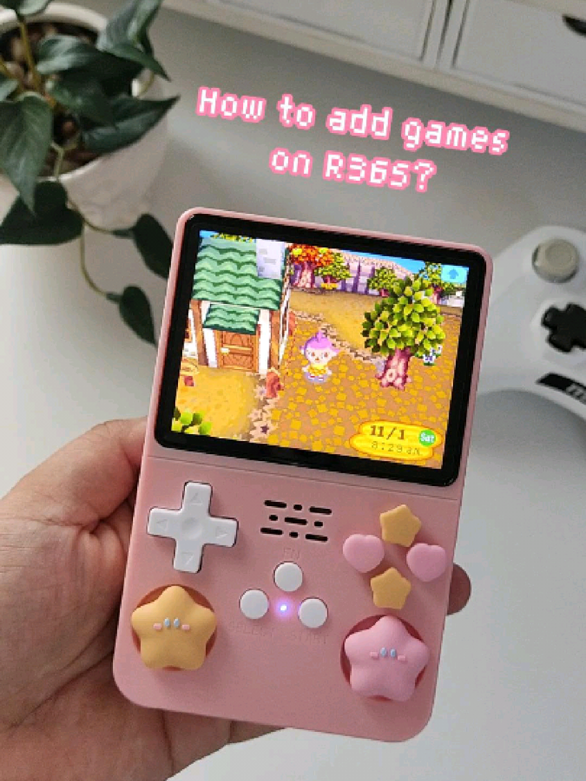 Replying to @hahkdogako here's how to add games on R36S 🌸 #r36s #r36sgameconsole #retrogameconsole #retrogaming #retrogamer 