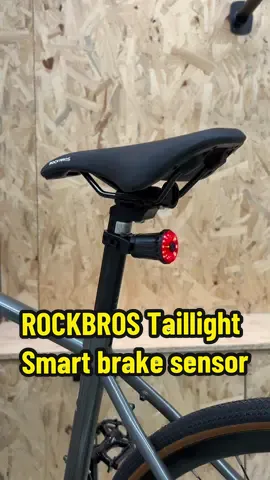 ROCKBROS smart brake bike taillight.