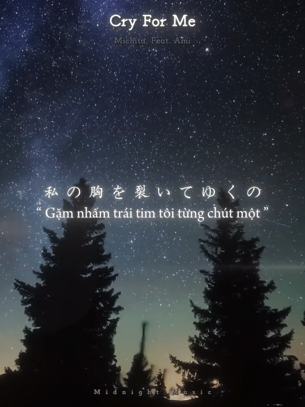 失った希望を ただ未来は違う私でいたい... #aettentertainment #cryforme #midnightmusic♪ 