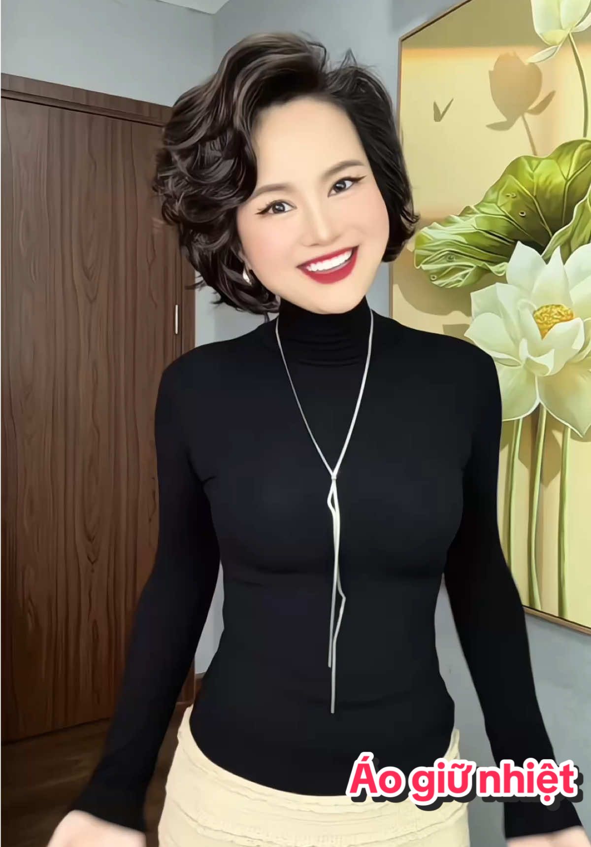 Áo giữ nhiệt cổ cao ấm áp lắm nè các nàng ưii🥰