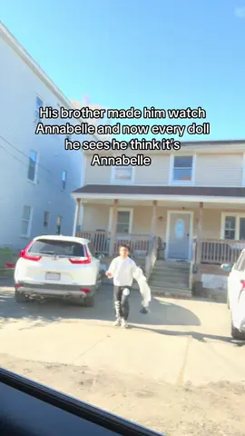 Big brother playing too much 😂. #bigbrother #annabelle #doll #scary #prank 