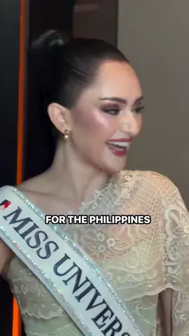 Yass nanglalamon ung face! 🎥@For The Philippines by Oyelle #fyp #ahtisamanalo #missuniverse #missuniversephilippines #pageants 