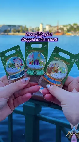 All Disney World resorts have their own character themed snow globe pin - just dropped!  Had to do a mini resort crawl to grab a bunch!  Limited Edition #Disneymerch #pintrading #disneypintrading #disneypins 