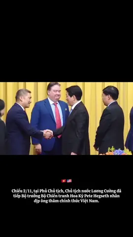 Chủ tịch nước Lương Cường tiếp Bộ trưởng Bộ Chiến tranh Hoa Kỳ