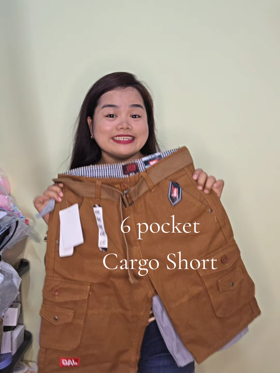 pang porma pang gala . re regalohan nyo na mga mister ninyo itong 6pocket Cargo Short for men #shortformen #cargoshort #6pocketcargoshort 