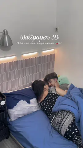 Kamar jadi aesthetic dan gemes bgt.+☁️ #wallpaper #wallpaper3d #decoarasikamar