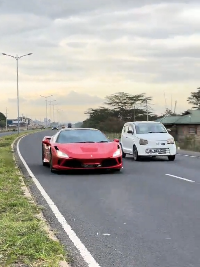 Supercar spotted in Nairobi!  #viral #viralvideos #trending #Tik #ferrarikenya 