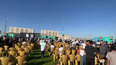 الان توافد الالف الناس الى ملعب النجف الاشرف لاستقبال المهندس الاستاذ رئيس العراق محمد شياع السوداني  #اكسبلور #لايك  #رئيس_الوزراء_محمد_شياع_السوداني 