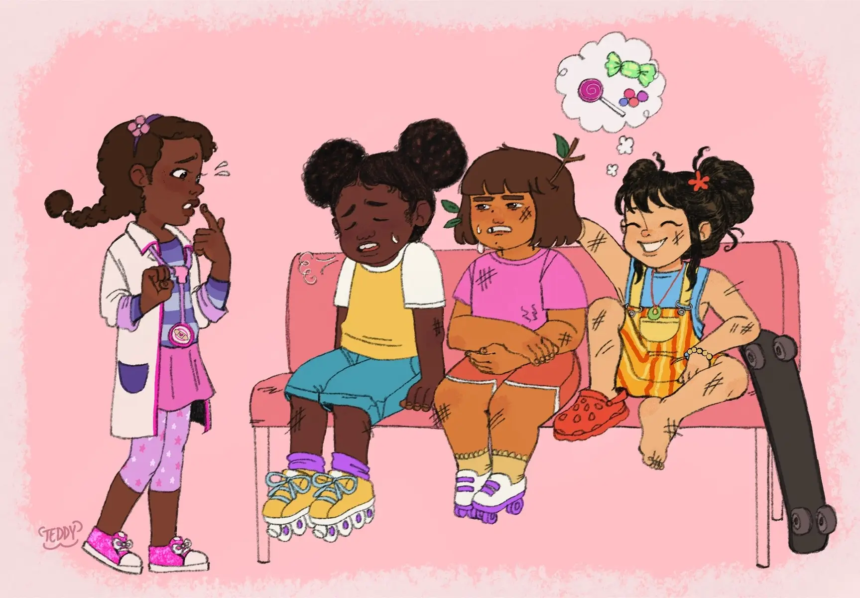 i saw a lot of comments asking me to add doc mcstuffins :) #amandatheadventurer #fanart #artistsoftiktok #nostalgia #fyp 