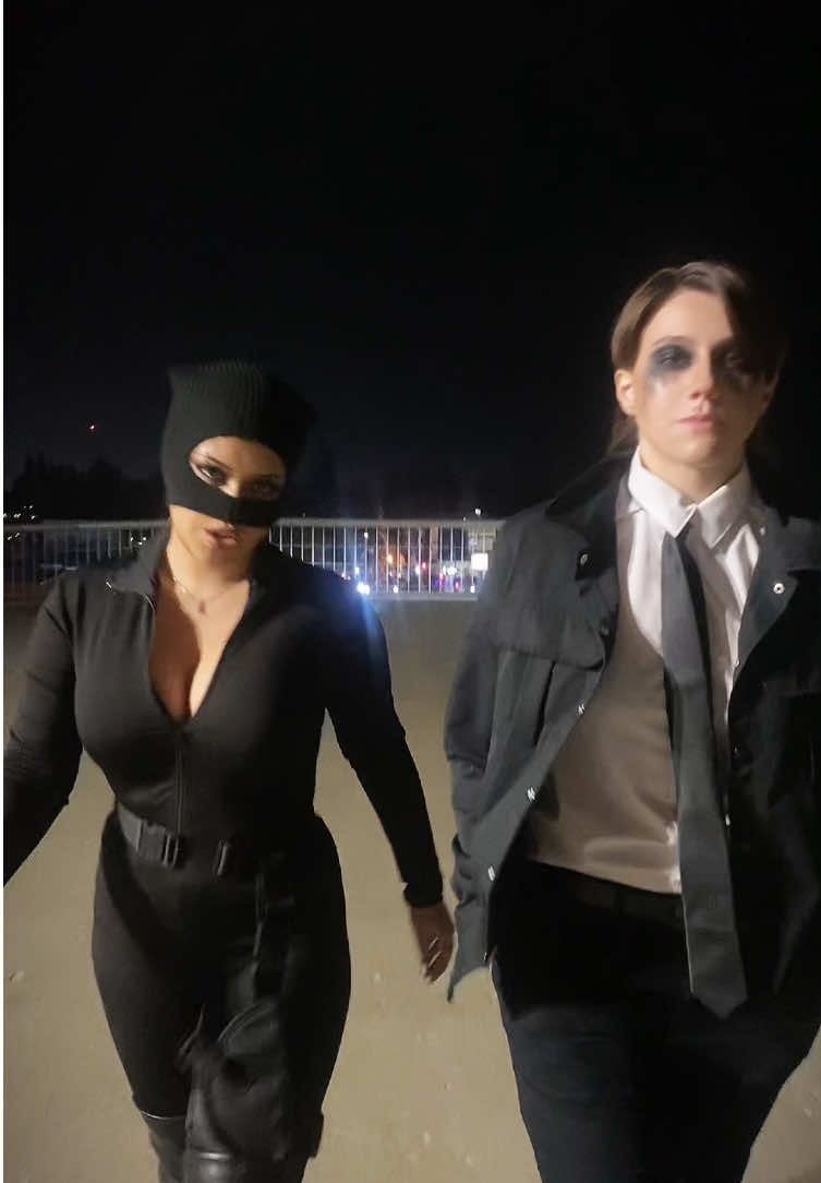 we tried lol #catwoman #thebatman #halloween #halloweekend #fyp 